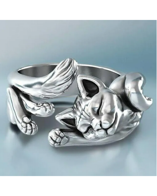 Cat Nap Open Cuff Ring Cat Nap Open Cuff Ring