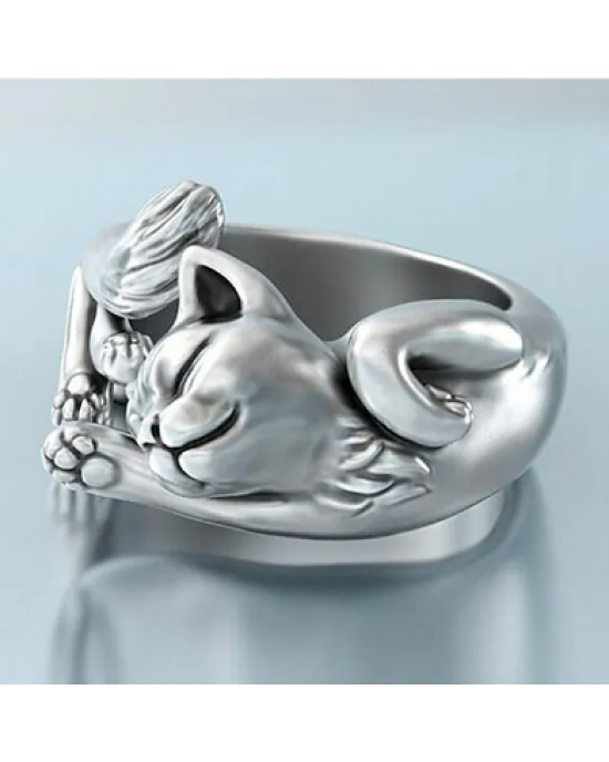 Cat Nap Open Cuff Ring Cat Nap Open Cuff Ring