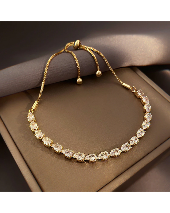 Sparkly Adjustable Rhinestone Beauty Bracelet Sparkly Adjustable Rhinestone Beauty Bracelet