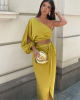 Stellar Fluorescent Evening Dress