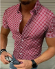 Men's Diamond Print Shirt