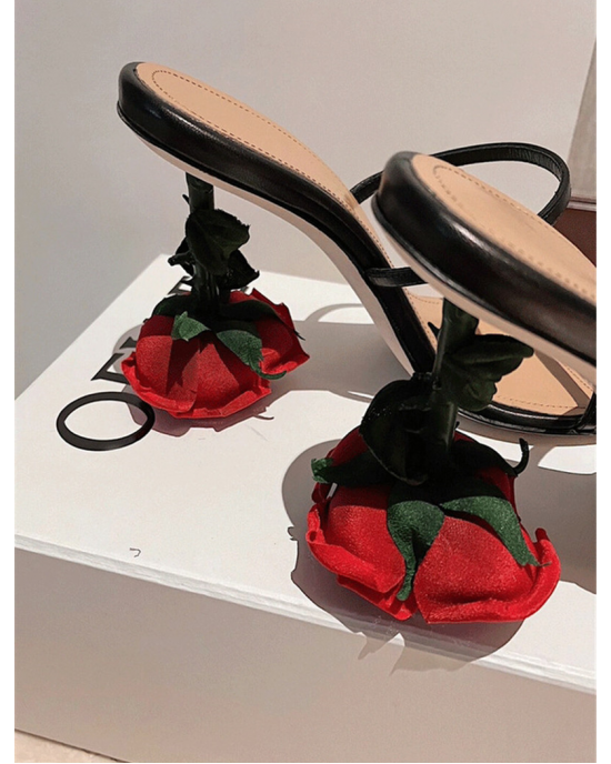 Lips As Red As The Rose High Heels