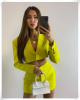 Waist Showcase Blazer Cut Out Bodycon Dress