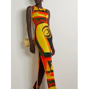 Beach Vacation Swimwear Floor Length Poolside Dress Beach Vacation Swimwear Floor Length Poolside Dress