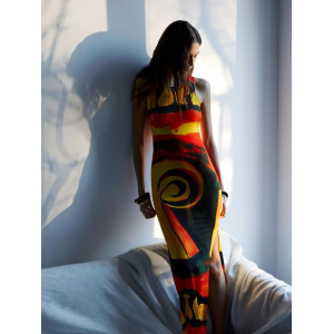 Beach Vacation Swimwear Floor Length Poolside Dress Beach Vacation Swimwear Floor Length Poolside Dress