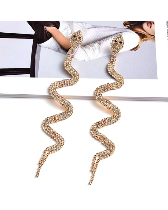 Snake Rhinestone Earrings Snake Rhinestone Earrings