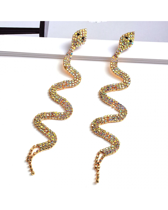 Snake Rhinestone Earrings Snake Rhinestone Earrings