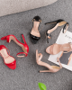 Classic Wet Look Skinny Heels