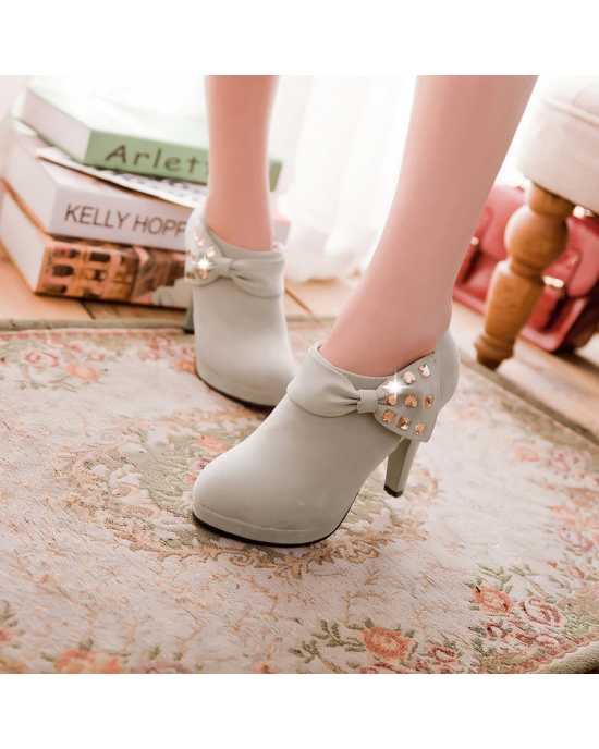 Glistening Accented High Heel Boots Glistening Accented High Heel Boots