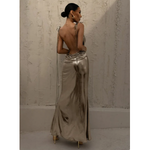 Metalic Futuristic Gown Metalic Futuristic Gown