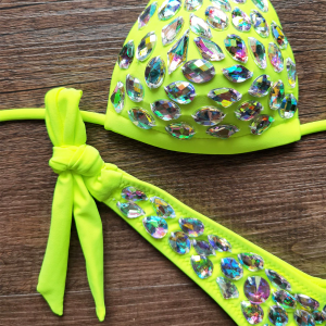 Barbie Influence Rhinestone Thong Bikini  Barbie Influence Rhinestone Thong Bikini