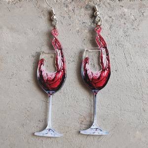 Wine Glass Earrings