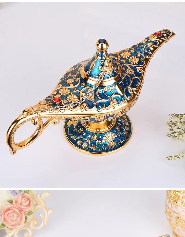 Aladdin-Magic-Decoration-Miniature-Figurines-Wishing-Lamp-European-Vintage-Metal