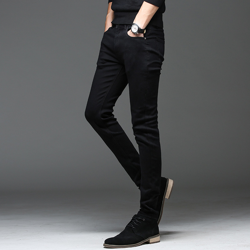 Batmo-2022-new-arrival-high-quality-casual-slim-elastic-black-jeans-men-men39s-p