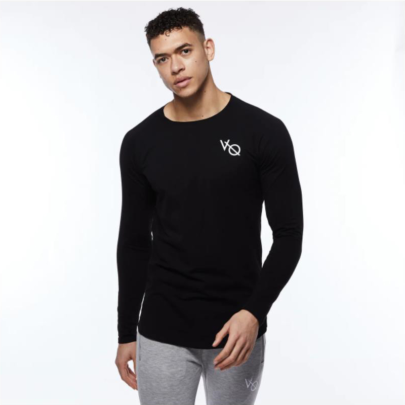 Jogger-Men39s-New-Cotton-Crew-Neck-Long-Sleeves-gym-running-training-elastic-bod