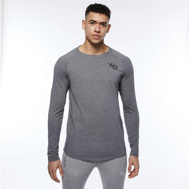 Jogger-Men39s-New-Cotton-Crew-Neck-Long-Sleeves-gym-running-training-elastic-bod