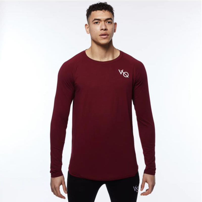 Jogger-Men39s-New-Cotton-Crew-Neck-Long-Sleeves-gym-running-training-elastic-bod