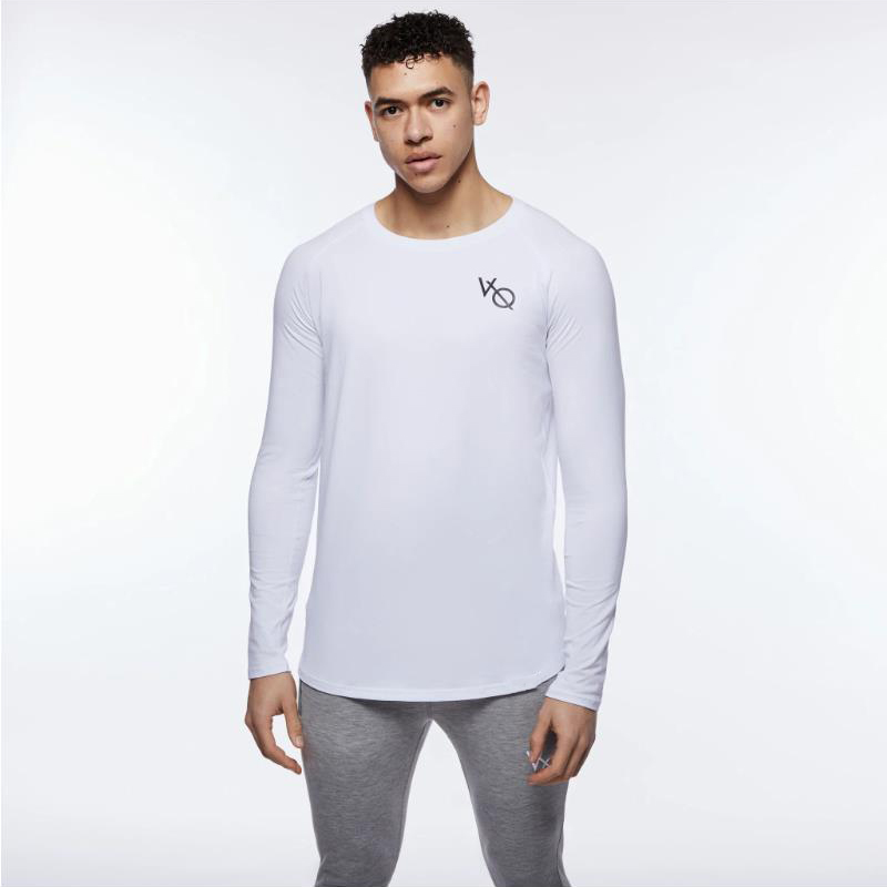 Jogger-Men39s-New-Cotton-Crew-Neck-Long-Sleeves-gym-running-training-elastic-bod