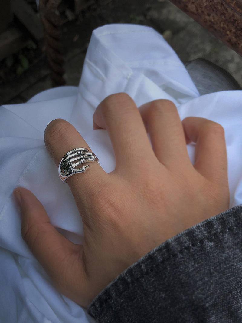 Retro-Punk-Opening-Skull-Finger-Rings-Steampunk-Hip-Hop-Personality-Finger-Party