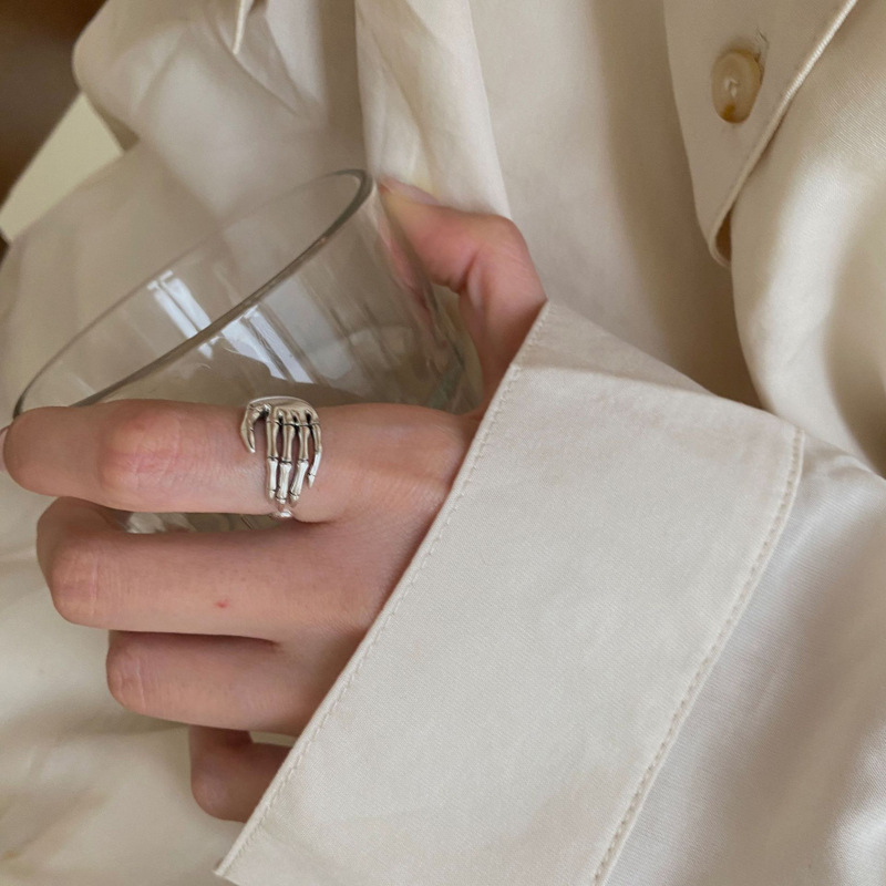 Retro-Punk-Opening-Skull-Finger-Rings-Steampunk-Hip-Hop-Personality-Finger-Party