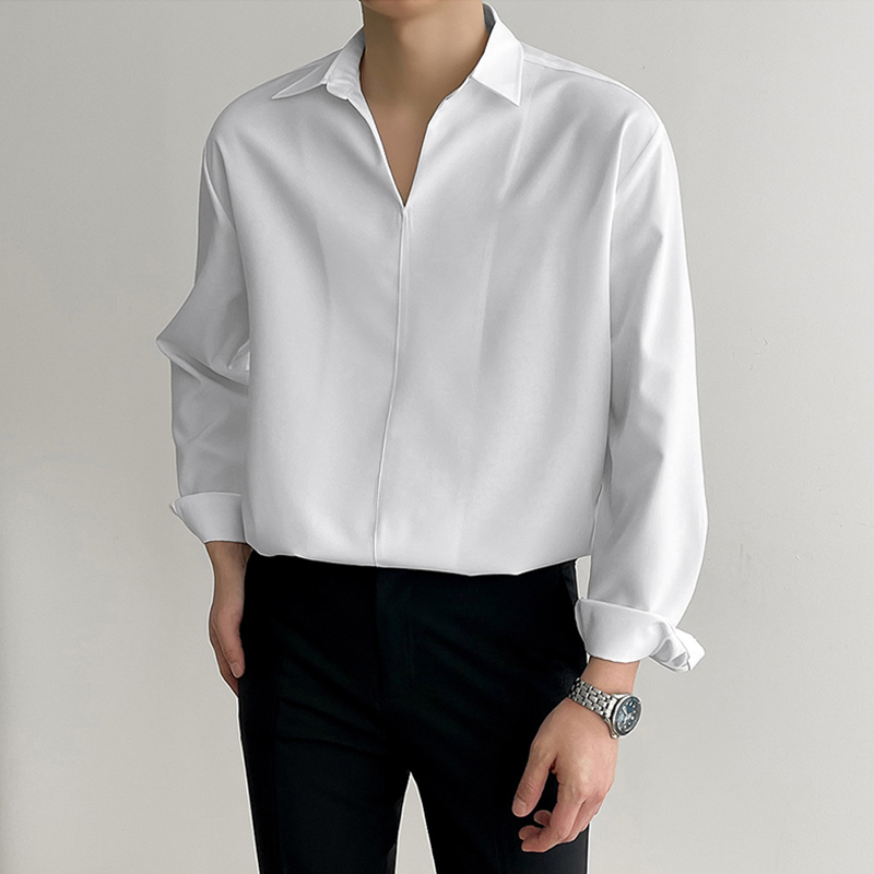 Solid-Color-Men-Shirt-Turn-Down-Collar-2022-Long-Sleeve-Korean-Casual-Men-Clothi