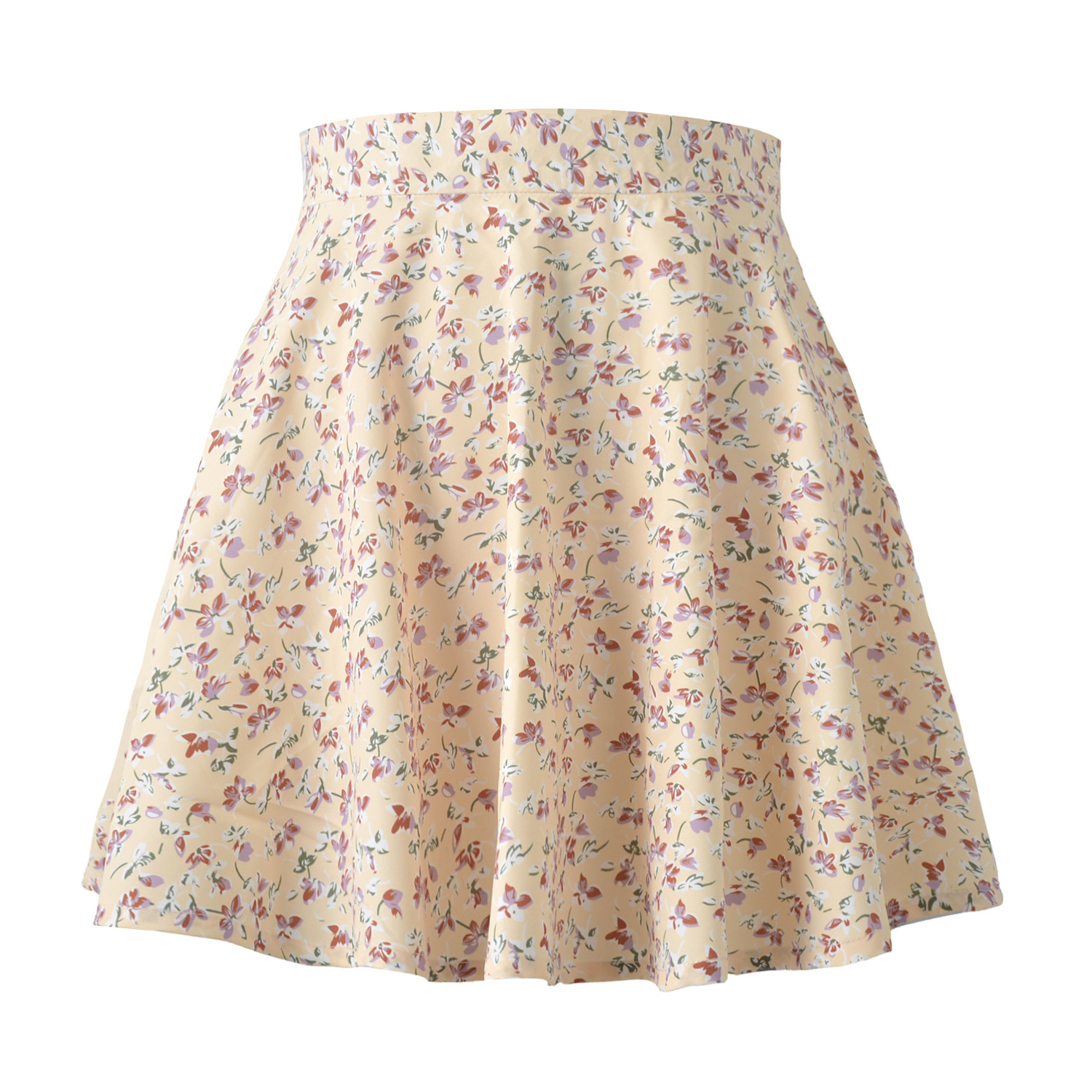 Summer-Mini-Sexy-Skirts-Women-Floral-Print-Skirt-High-Waist-Umbrella-Female-Yell