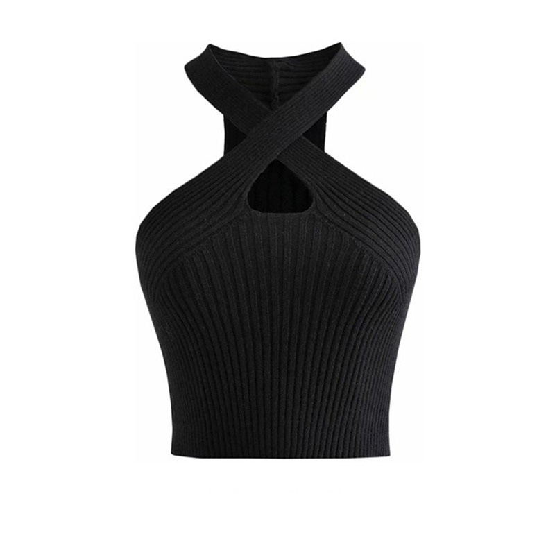 Vest-Crop-Top-Women-Halter-Tops-Cross-Strappy-Sexy-Tank-TopsFemale-Knitted-Off-S
