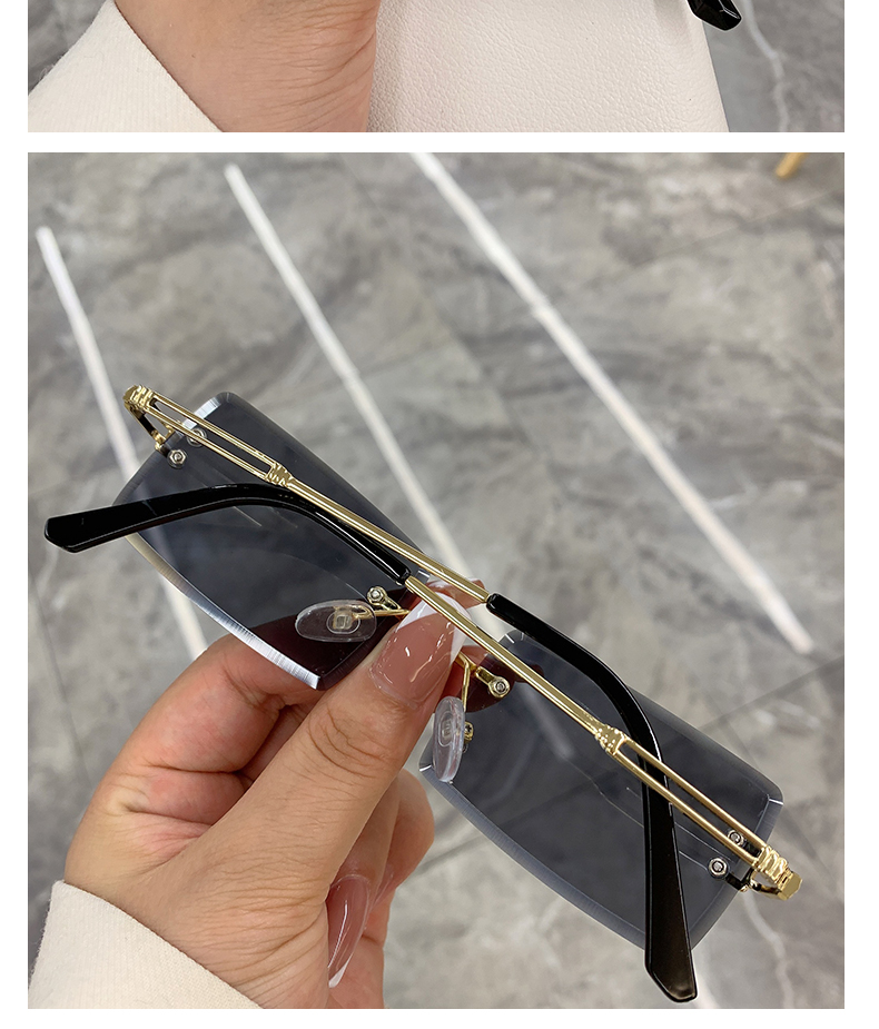 Vintage-Fashion-Frameless-Sunglasses-for-Women-Rimless-Rectangle-Shades-Gradient