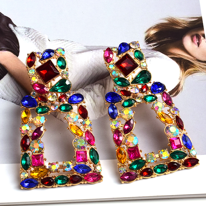 Wholesale-Colorful-Crystal-Geometric-Metal-Dangle-Drop-Earrings-High-Quality-Cla