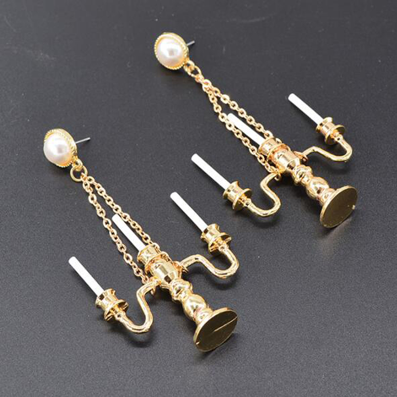 Women-New-Vintage-Crystal-Pearl-tassel-Drop-Earrings-Charm-Rhinestone-Gold-Dangl