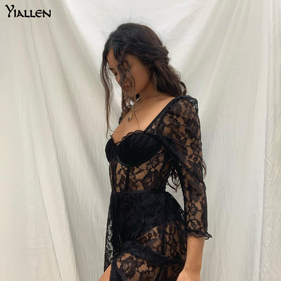 Yiallen-2021-Y2k-Fashion-Party-Vacation-Beach-Sexy-Black-Lace-Long-Dress-Women39